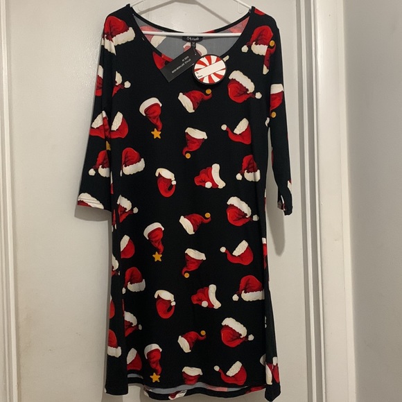 NWOT 8 of Hearts Ladies Christmas Hat Dress - Picture 5 of 15